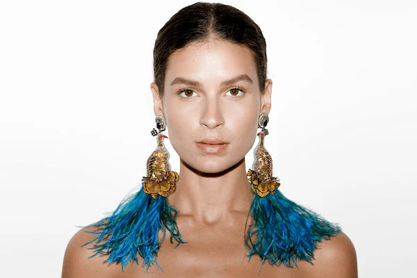 PEACOCK EARRINGS