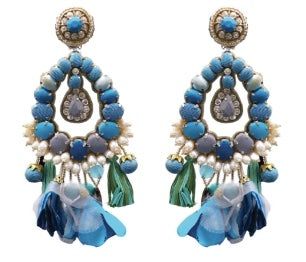 ROBIN AQUA EARRINGS