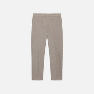 The Lexington Trouser- Charcoal Taupe PinStripe