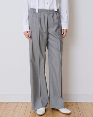 The Prep Trouser-Grey Pinstripe