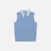 The School Vest-Light Blue