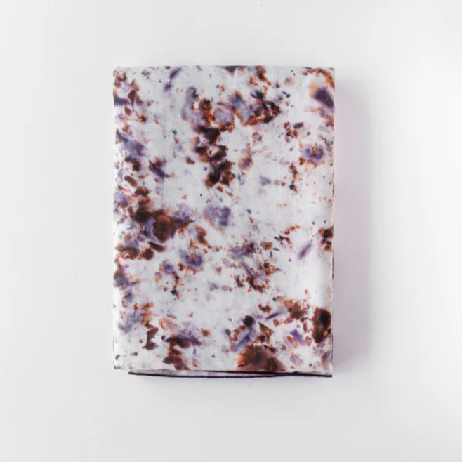 Rose Marble Plum Trim Tablecloth