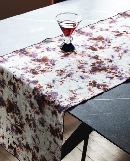 Rose Marble Table Runner