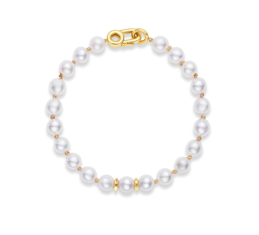 LA PERLA BRACELET - GOLD THREAD