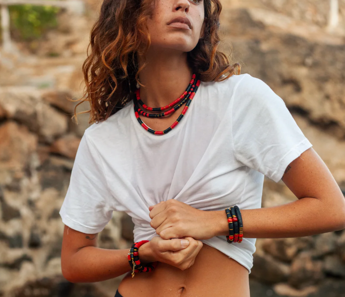 JAIPUR PICCOLO NERO/ROSSO DUE