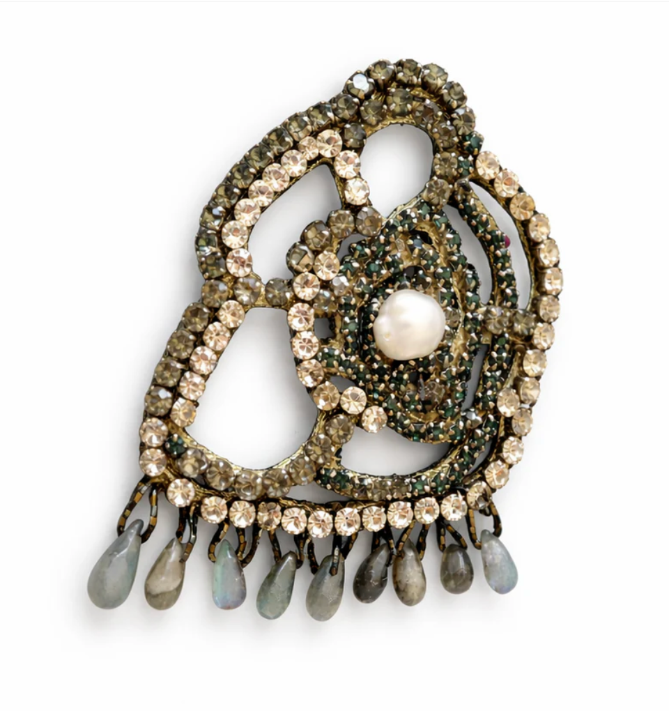 AURION DANGLE BROOCH