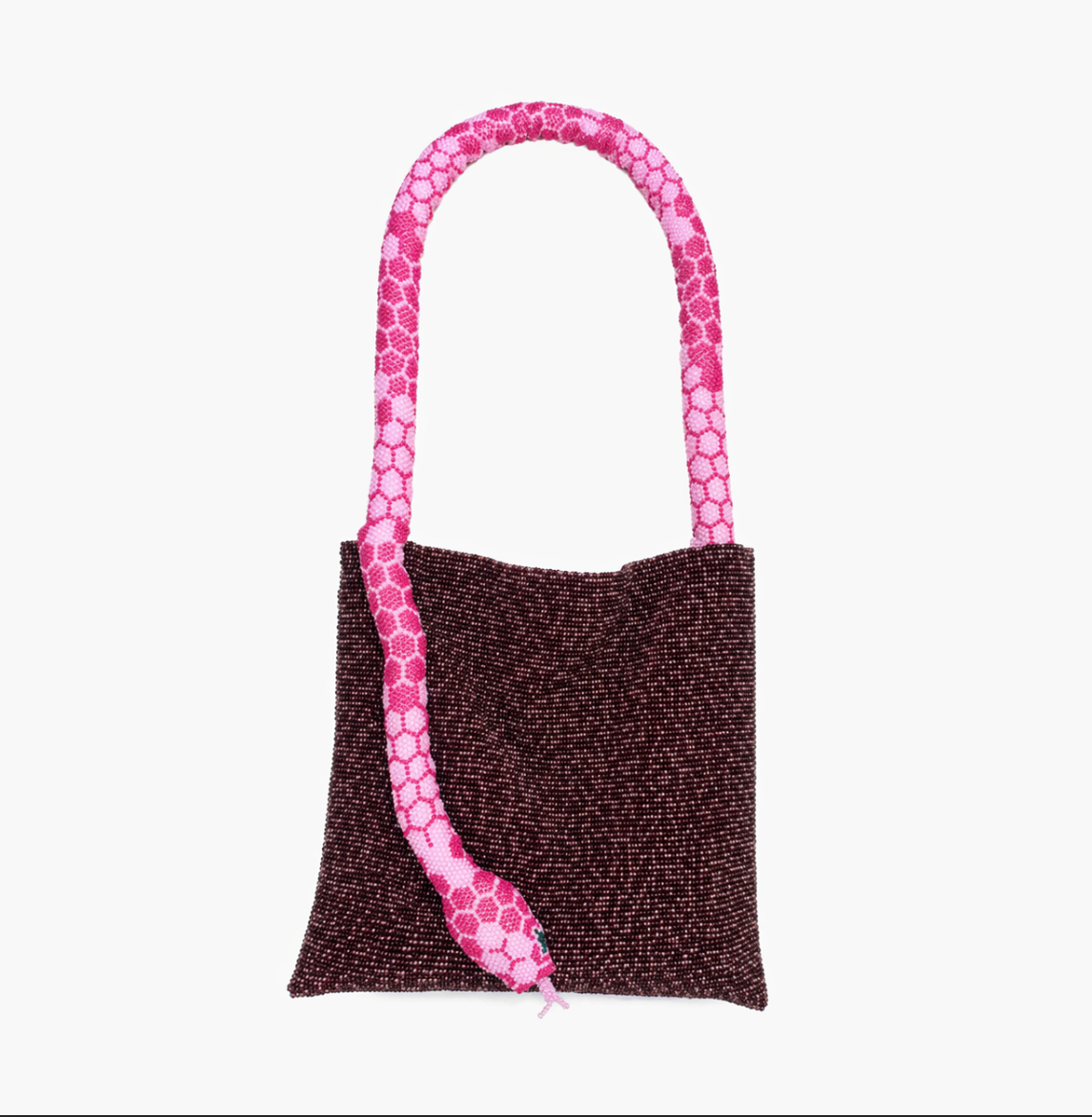 SERPENT - PINK & BURGUNDY