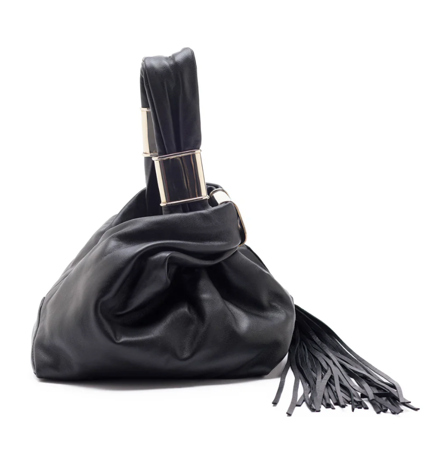INCA LEATHER BAG - BLACK