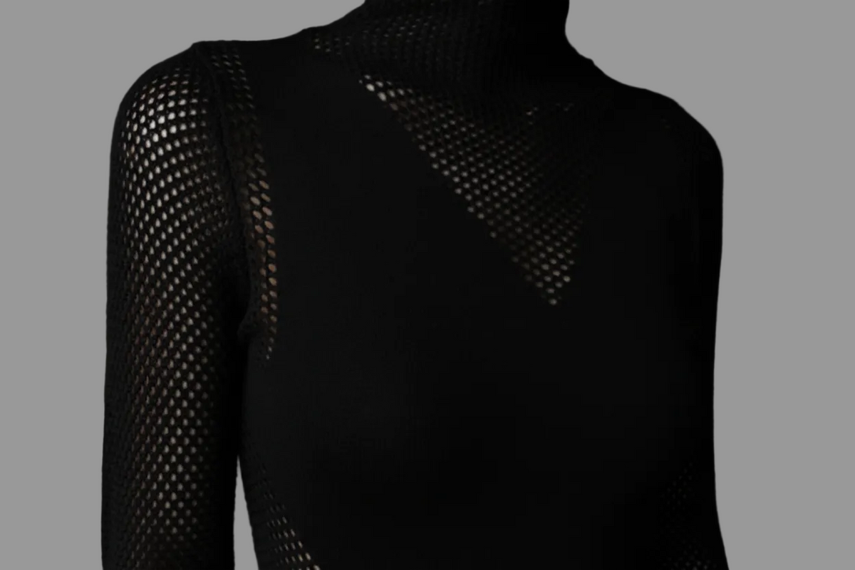 MESH MOCK NECK FREDA