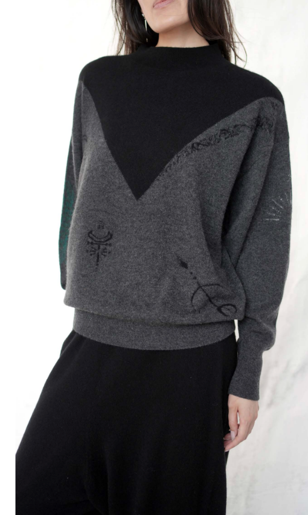 CASHMERE MOCK NECK