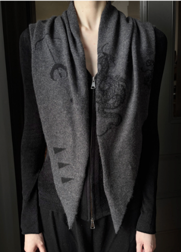 CASHMERE DRAGON BANDANA