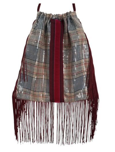 SACCHETTO - PLAID SEQUIN