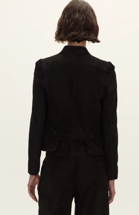 ESQUILA LEATHER JACKET - Black