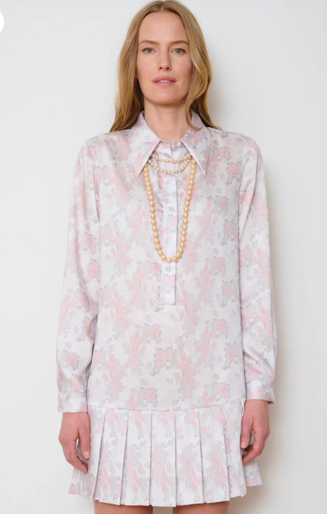 THE FLAPPER DRESS - SILVER MULTI