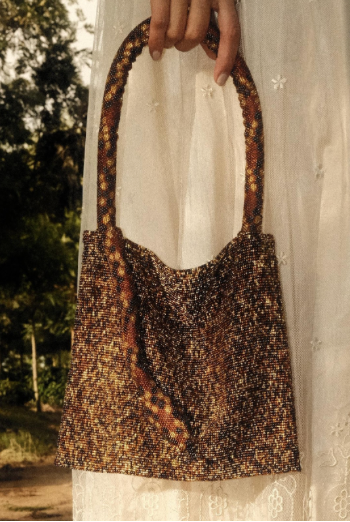 SERPENT SMALL BAG - COPPER AND BROWN