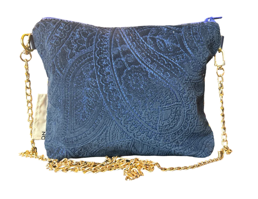 VINTAGE LOUIS VUITTON MONOGRAM SILK SCARF CROSSBODY BAG