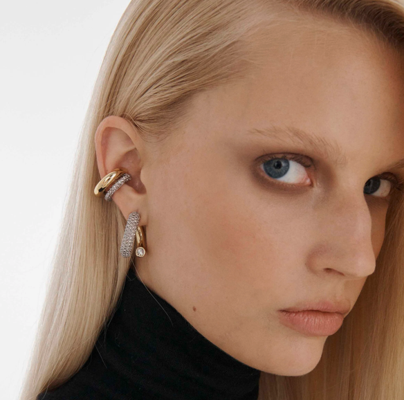 MONROE PAVE EARRINGS