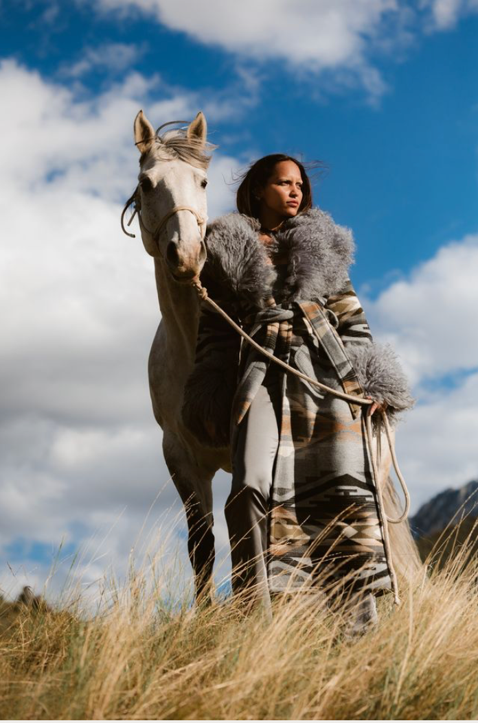 TUMALO RIDGE SHEARLING DUSTER