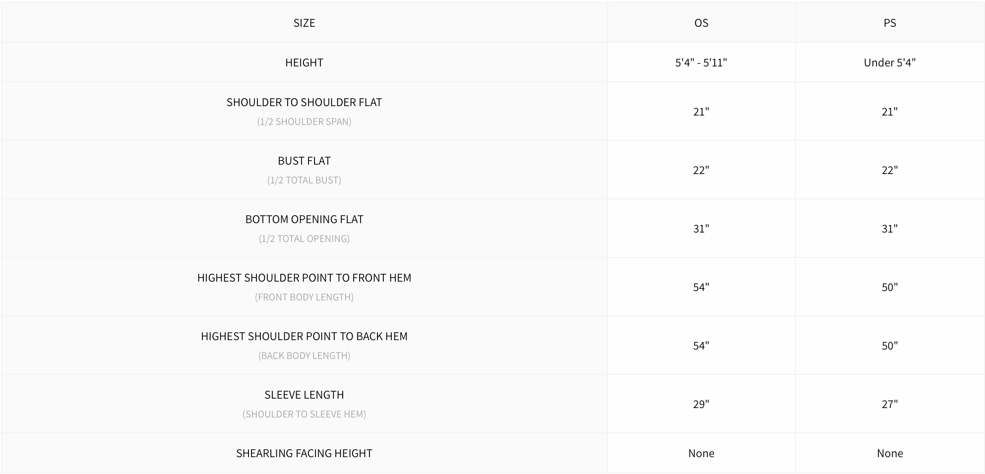 MYSTIC LAKES SHEARLING DUSTER