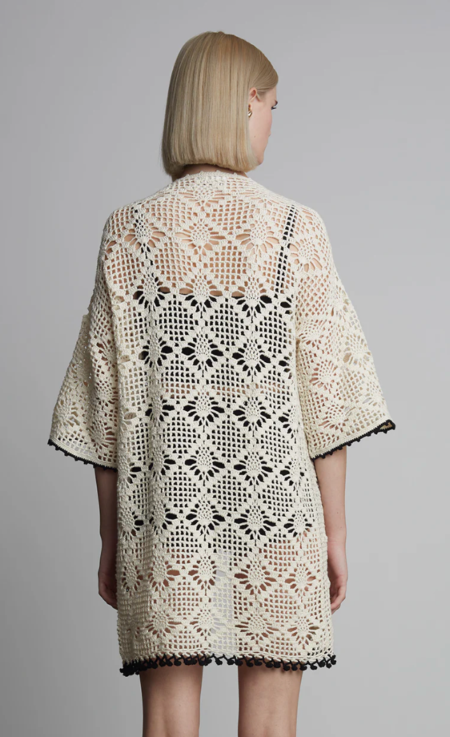 VIOLET CROCHET COVER UP