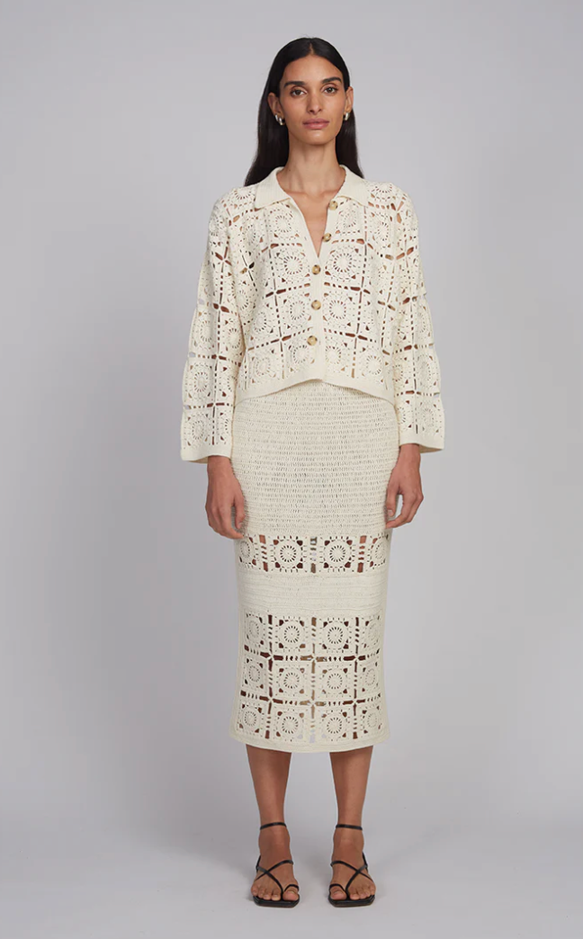 TASHA CROP CROCHET JACKET