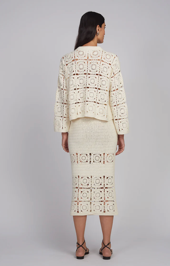 TASHA CROP CROCHET JACKET
