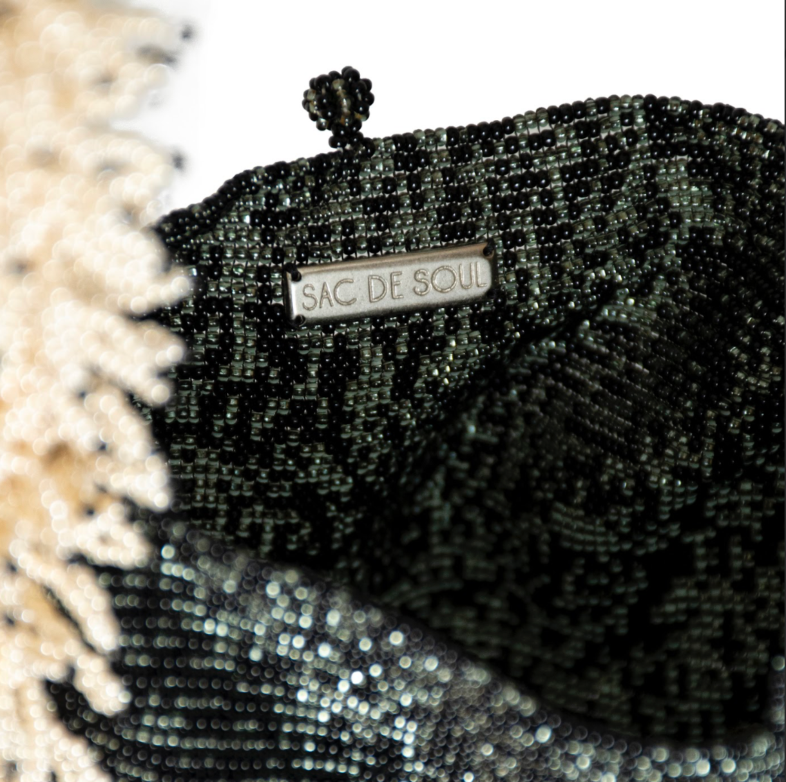 CAMILA BAG IN BLACK & CREAM