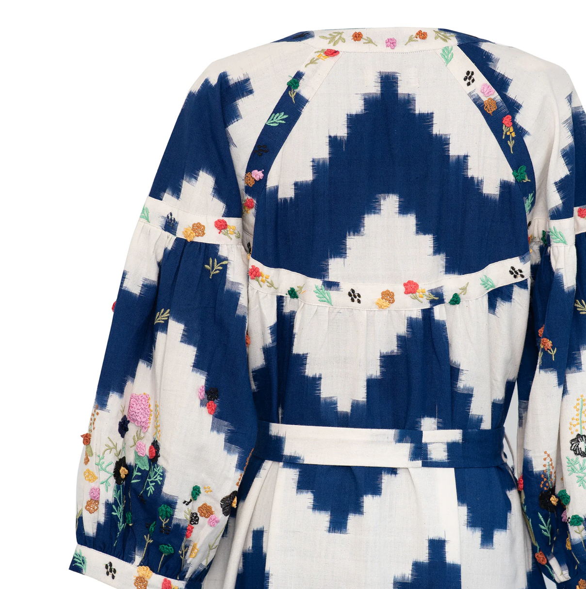 BLUE ZIG ZAG DRESS