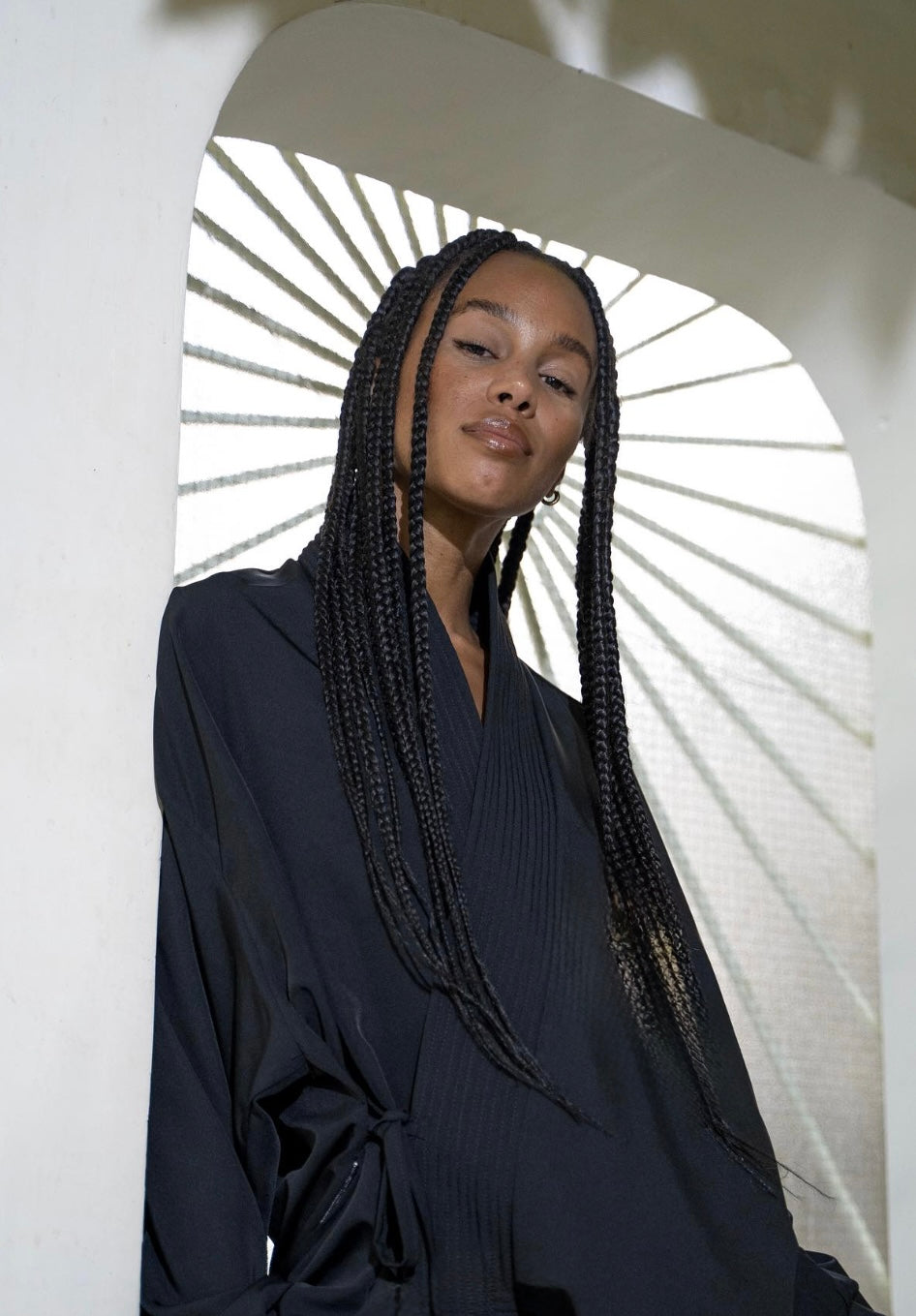 Moroccan LTD Edition Kimono-Bomber Jacket- BLACK -1 size