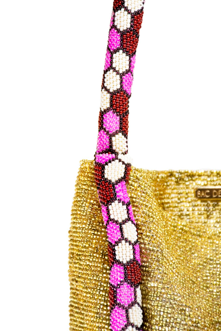 SERPENT - GOLD PINK AND WHITE