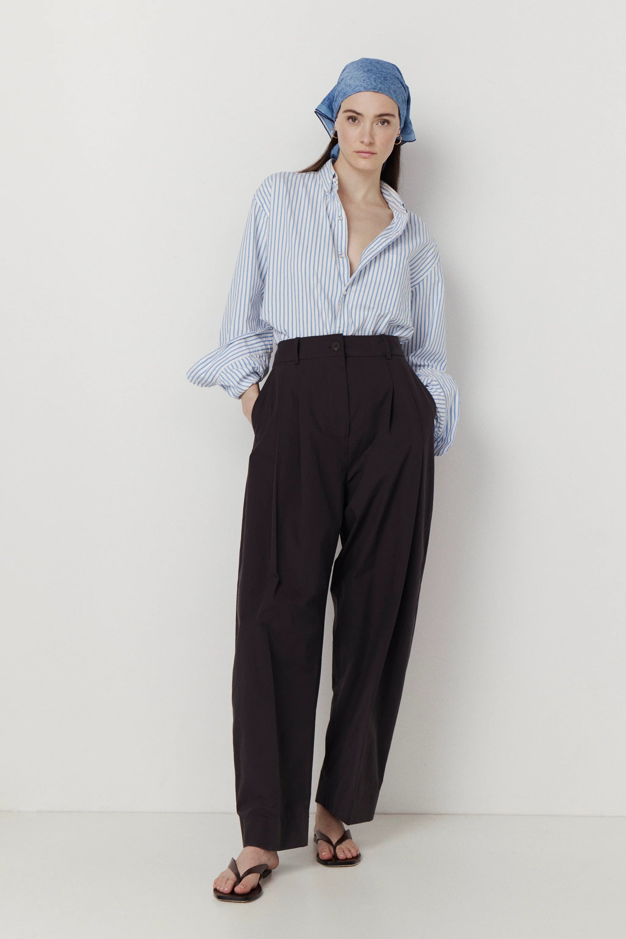 SHIRT 086 - Blue Stripe