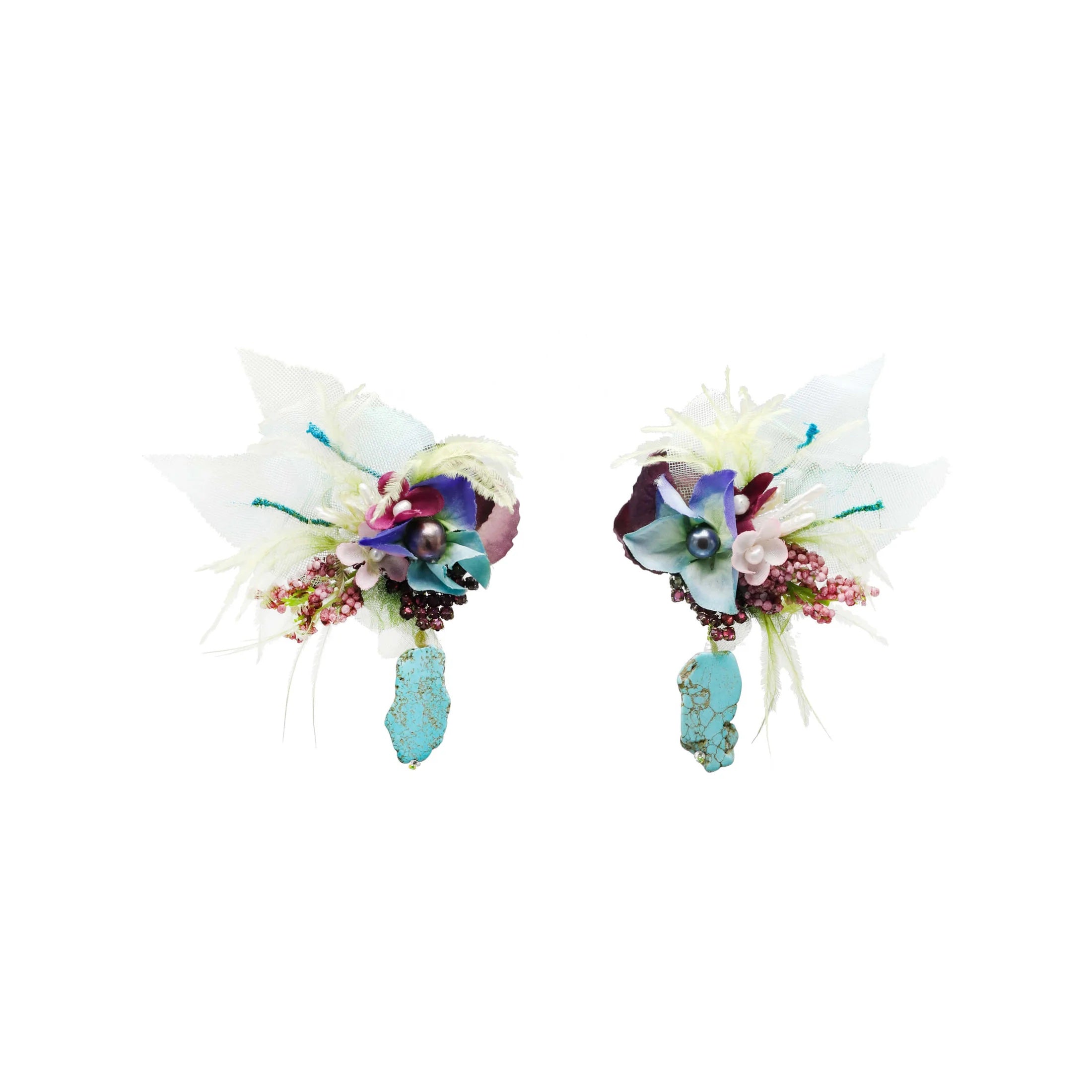 TALIA TURQUOISE STUD EARRINGS