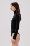Turtleneck Bodysuit - Black