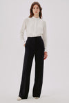 Tuxedo Blouse - White