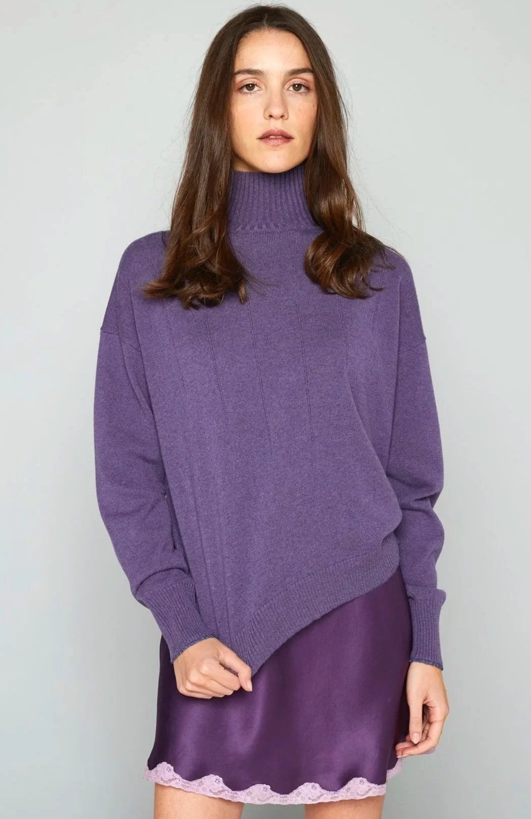 VIENNA SWEATER IN LAVENDER