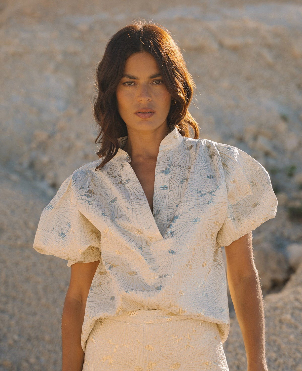 VILLAMARIE SHIRT I DAISY GOLD