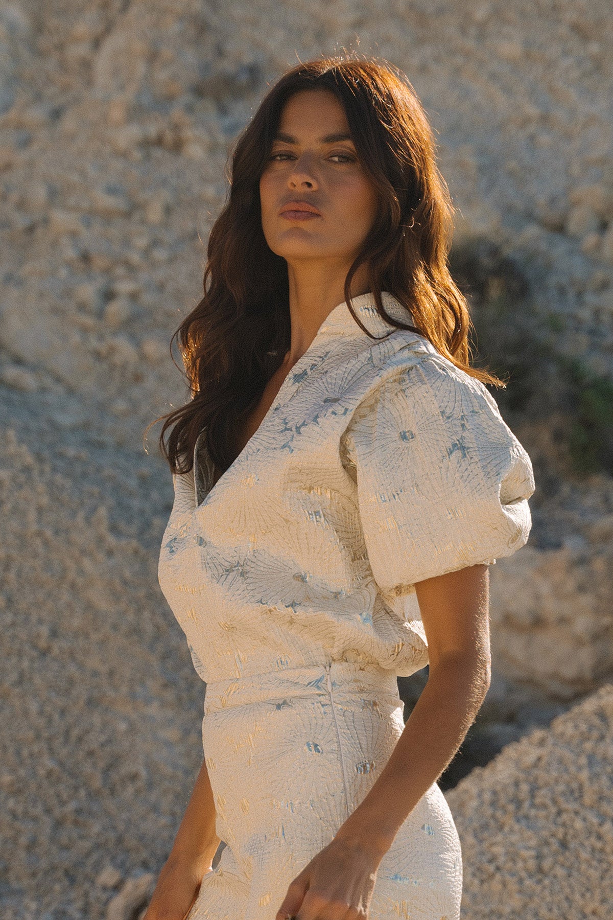 VILLAMARIE SHIRT I DAISY GOLD