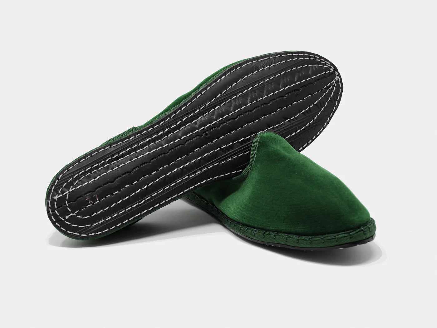 Furlane: Unisex Slippers - Forest Green