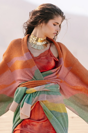Hiro Knit Kimono Wrap
