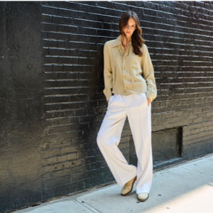 The Prep Trouser- Ivory