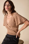 BALLET TOP - BEIGE MELANGE