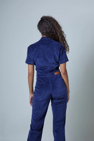 WORKER - NAVY VELOUR