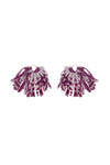 FRINGE EARRING - RASPBERRY CREAM