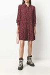 MINI DRESS - RED / BLACK